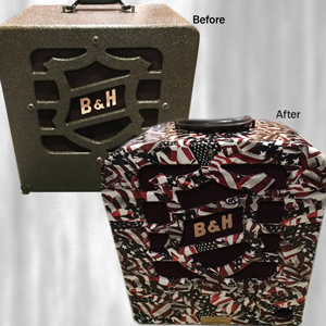 B&H Amplifier before and after